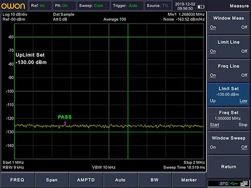 PASS_FAIL Spectrum Analyzer